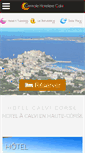 Mobile Screenshot of hotel-calvi.com